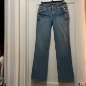 Baby Phat embroidered stretch jeans